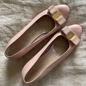Salvatore Ferragamo Pink Bow Heels
